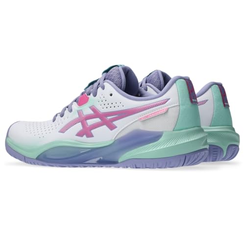 ASICS Women's Gel-Challenger 15 Tennis Shoes, 9, White/Dragon Fruit