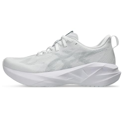 ASICS Women's Novablast 5Sneaker, White Grey, 5.5 UK