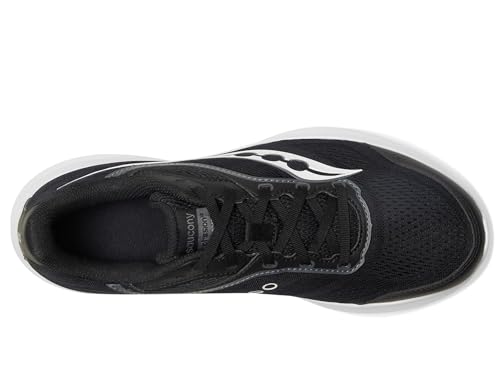 Saucony Men's Cohesion 18 Sneaker, Black/White, 10.5 Wide