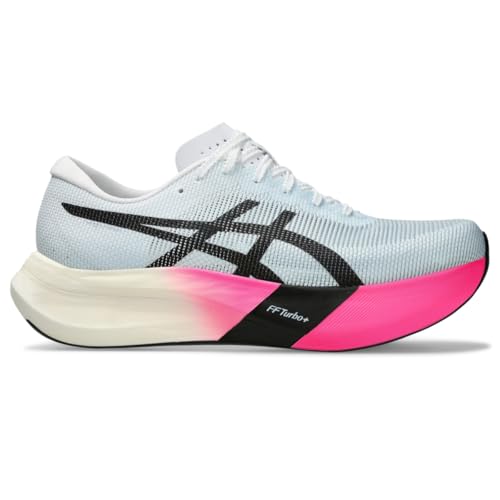 ASICS Unisex METASPEED Edge Running Shoes, 10.5M / 12W, Light Blue/Black