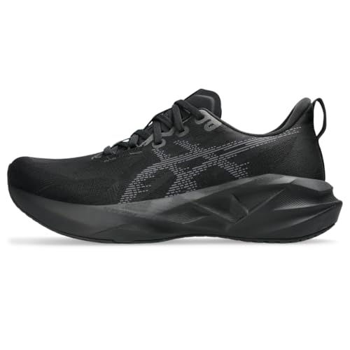 ASICS Men's NOVABLAST 5 Running Shoes, 9, Black/Carrier Grey