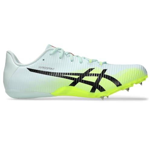 ASICS Unisex Hypersprint 8 Track & Field Shoe, 10M / 11.5W, Soothing SEA/Black