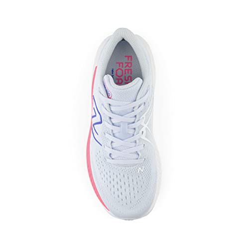 New Balance Kid's Fresh Foam X 860 V13 Running Shoe, Moon Dust/Neon Pink, 6.5 Medium US