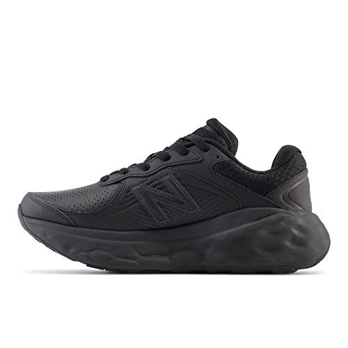 Women's New Balance Fresh Foam X 840F v1 Walking Shoes in Black/Black/Blacktop alternate view 2