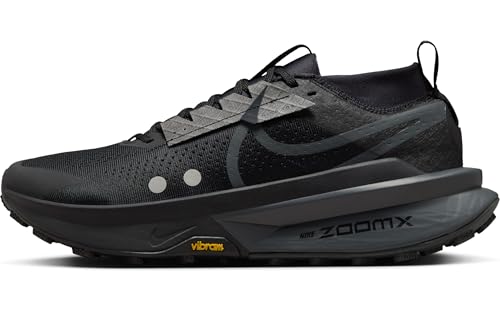 Nike Zegama 2 Men's Trail Running Shoes (FD5190-002, Black/Velvet Brown/Metallic Platinum/Anthracite) Size 7.5