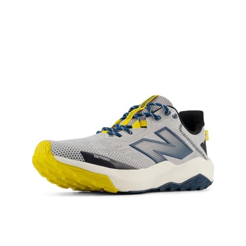 Men's New Balance DynaSoft Nitrel v6 Trail Shoes in Raincloud/Deep Sea/Firefly product image