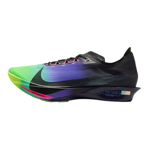 Nike Streakfly 2 Glam Road Racing Shoes (Dark Obsidian/Electric Green/Purple Dynasty/Black) Size 14