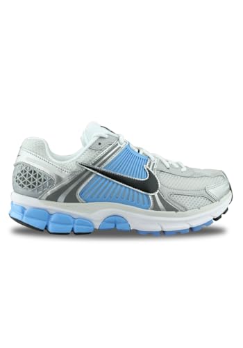 Nike Zoom Vomero 5 Men's Shoes (FJ4151-101, White/Pure Platinum/University Blue/Black) Size 10