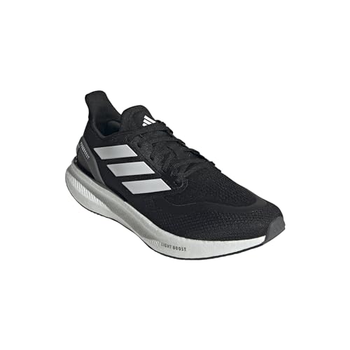 Adidas Men's Pureboost 5, Black/White/Grey, 11