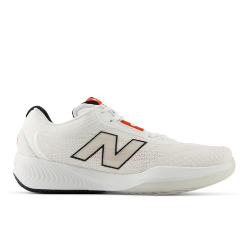 New Balance Men's FuelCell 996 V6 Tennis Shoe, White/Navy, 10.5 M