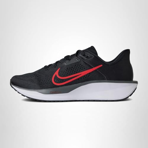 Nike Men's Quest 6 Road Running Shoes, Black/University Red-White, 10 - alternate view 8