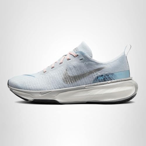 Nike Invincible 3 Women's Road Running Shoes (DR2660-010, Photon Dust/Psychic Blue/Sail/Light Smoke Grey) Size 8.5