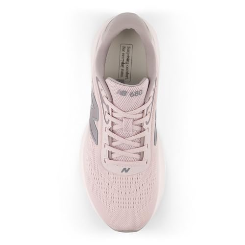 New Balance Women's Fresh Foam 680 v9 Running Shoe, Stone Pink/Truffle Salt, 7.5