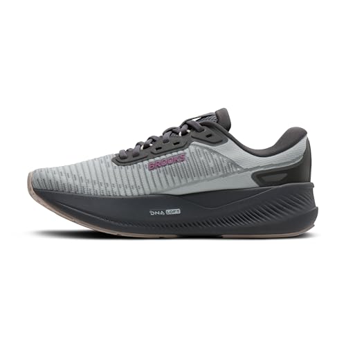 Brooks Women’s Revel Max Neutral Running & Walking Shoe - Harbor Mist/Grey/Metallic - 8 Medium