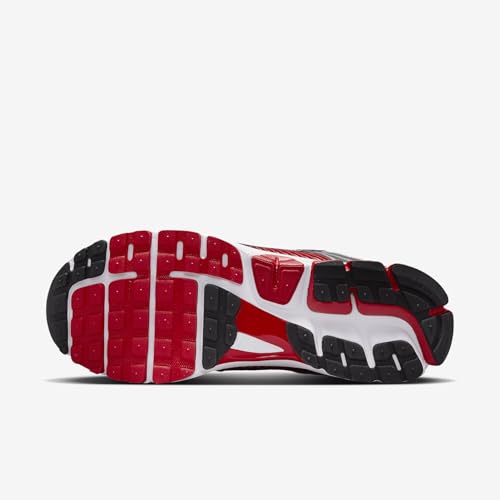 Nike Zoom Vomero 5 Men's Shoes (HV0926-095, Metallic Silver/University Red/White/Black) Size 10