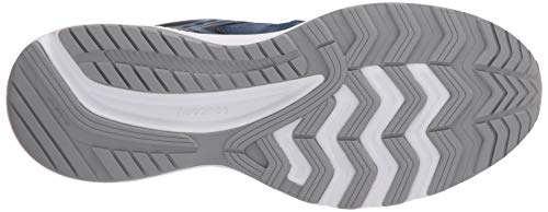 Saucony Men's Cohesion 14 Road Running Shoe, Blue/Black, 8.5