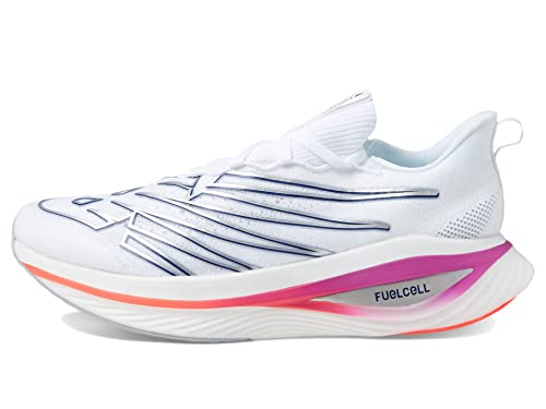 New Balance Men's FuelCell SuperComp Elite V3 Running Shoe, White/Victory Blue, 12.5 Medium US