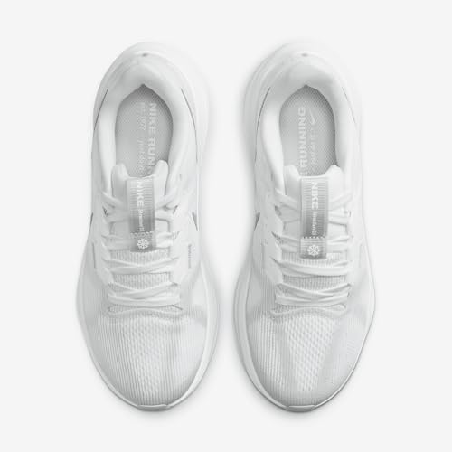 Nike Structure 25 Women's Road Running Shoes (DJ7884-101, White/Pure Platinum/Metallic Silver) Size 10.5