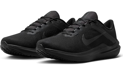 Nike Men's Air Winflo 10 Sneaker, Black Black Black Anthracite, 8 US