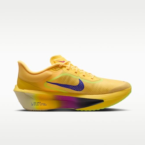 Nike Zoom Fly 6 Men's Road Racing Shoes (Citron Pulse/Volt Ice/Hyper Violet/Indigo Burst) Size 10