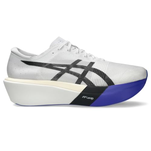 ASICS Unisex METASPEED Sky Tokyo Running Shoes, 9M / 10.5W, White/Cobalt Burst