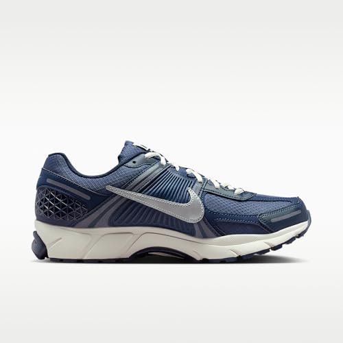 Nike Zoom Vomero 5 SE Men's Shoes (Blue Void/Midnight Navy/Light Orewood Brown/Metallic Silver) Size 9.5