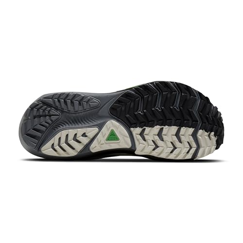 Brooks Men's Ghost Trail, Off-Road Running Shoe for Rugged Terrain - Gray/Gray/Bleached Sand - 12 Medium