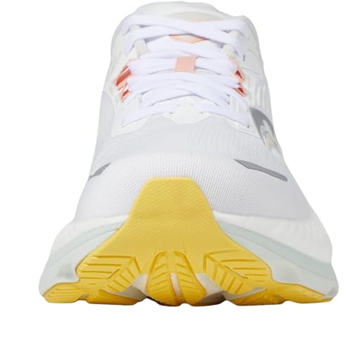 Saucony Women's Hurricane 24 Sneaker, White/Foam, 11