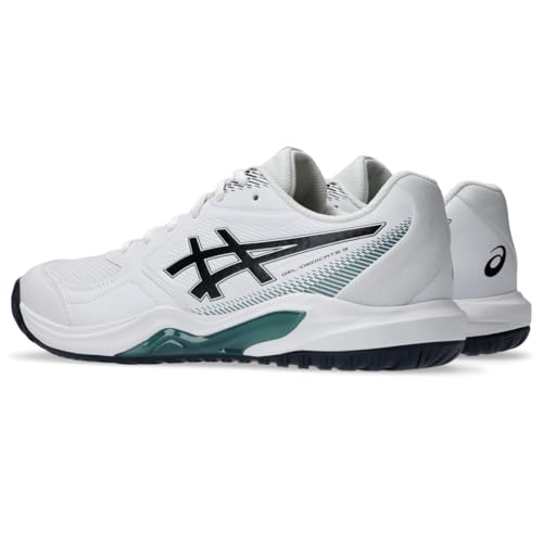 ASICS Men's Gel-Dedicate 9 Tennis Shoes, 10.5, White/Midnight