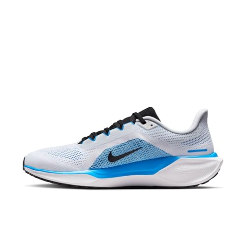 Nike Mens Pegasus 41 White/Black/Blue Hero 12 Medium