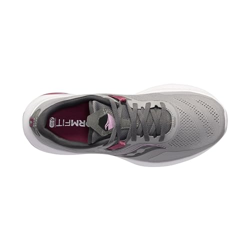 Saucony Women's Guide 15 Sneaker, Alloy/Quartz, 11