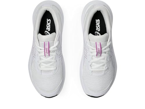 ASICS Kid's Contend 9 Grade School Running Shoes, 2, White/Soothing SEA