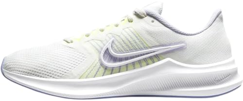 Nike Women's Downshifter 11 Sneaker, White Lime Ice 3413 102, 9.5 US