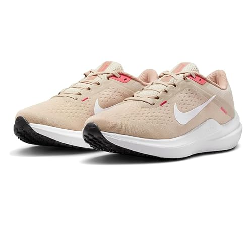 NIKE Air Winflo 10 Women's Trainers Sneakers Running Shoes, Sand Drift Hemp Sea Coral White, 6.5 UK, 9