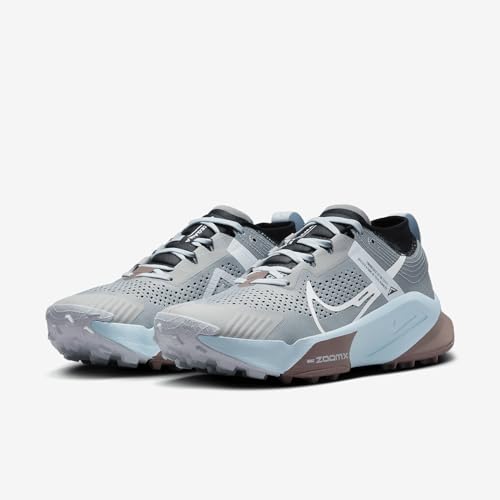 Nike Zegama Women's Trail Running Shoes (DH0625-005, Light Smoke Grey/Black/Glacier Blue/White) Size 10.5 - alternate view 5