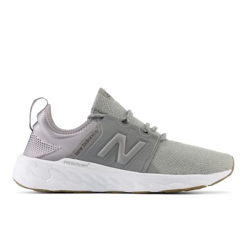 New Balance Men's Fresh Foam X Cruz V3 Running Shoe, Shadow Grey/Raincloud/White, 10.5 M