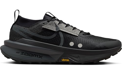 Nike Zegama 2 Men's Trail Running Shoes (FD5190-002, Black/Velvet Brown/Metallic Platinum/Anthracite) Size 7.5