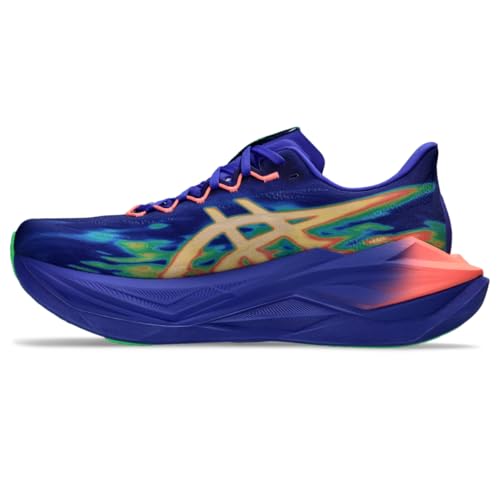 ASICS Unisex SUPERBLAST 3 Running Shoes, 13M / 14.5W, Cobalt Burst/Light Orange