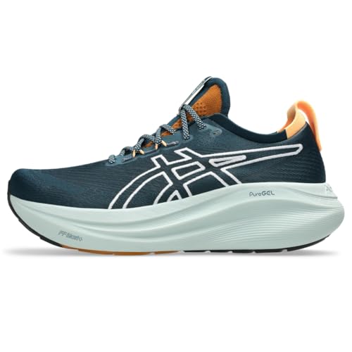 ASICS Men's Gel-Nimbus 27 TR Running Shoes, 12, Nature Bathing/Tranquil Teal