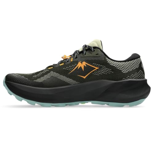 ASICS Men's Trabuco 14 Running Shoes, 13, Vintage Khaki/Black