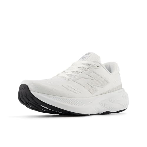 New Balance Women's Fresh Foam X 880 V15 Running Shoe, White/Sea Salt/Black, 10 M