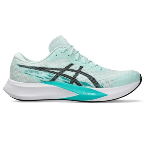 ASICS Women's Hyper Speed 4 Running Shoes, 6, Soothing SEA/Black