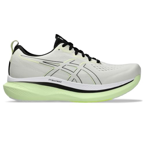 ASICS Men's GLIDERIDE MAX Running Shoe, 10.5, Birch/Black