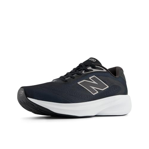 New Balance Men's Fresh Foam 680 V9 Running Shoe, Black/Faded Black, 9 XW