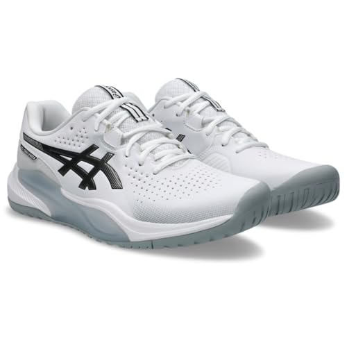 ASICS Men's Gel-Challenger 15 Tennis Shoes, 15, White/Gunmetal