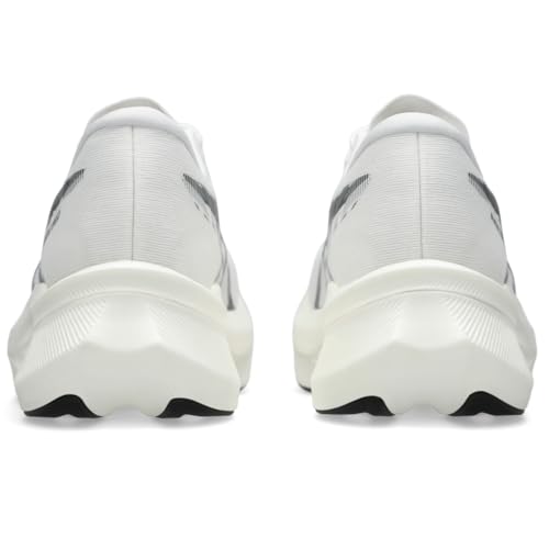 ASICS Women's Magic Speed 4 Running Shoes, 12, White/Black