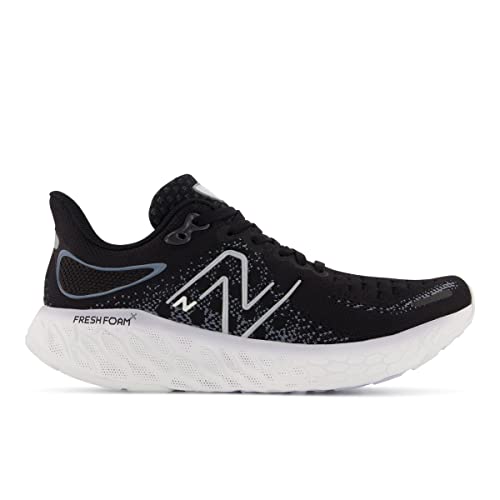 New Balance Women's Fresh Foam X 1080 V12 Running Shoe, Black/Thunder/Violet Haze, 5 Medium US