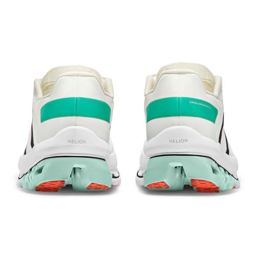 On Running Women's Cloudboom Echo Running Shoes Sneakers (White × Green, US Footwear Size System, Adult, Women, Numeric, Medium, 7)
