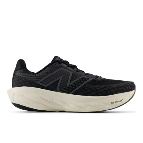 New Balance Men's Fresh Foam X 1080 V14 Running Shoe, Black/Magnet/Linen, 12 M