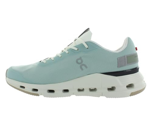 On Women's Cloudnova Form Sneakers Running Shoes (Mineral - Ivory, US Footwear Size System, Adult, Women, Numeric, Medium, 8)